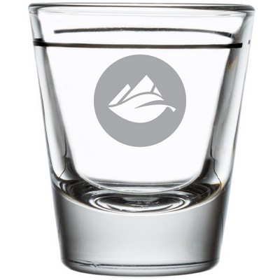 Laser Engraved Libbey® 5120/A0007 1.5 oz. Shot Glass with 1 oz. Pour Line