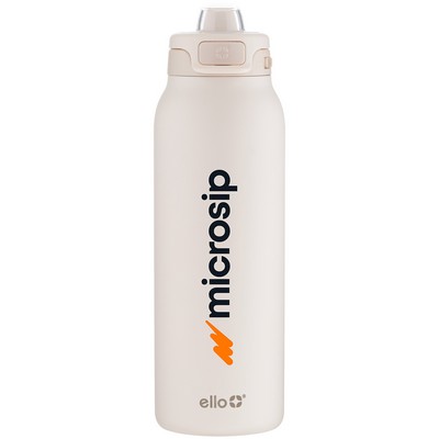 32 oz Ello Pop & Fill Water Water Bottle (Tonal Cream)