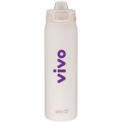 22 oz Ello Pop & Fill Water Water Bottle (Tonal Cream)